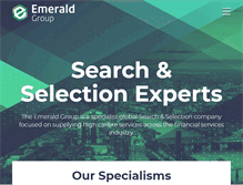 Tablet Screenshot of emerald-group.com